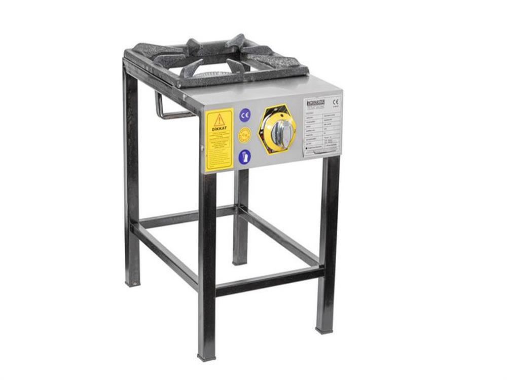 İnoxmaster Tekli Lokanta Ocağı Yüksek Ayak Gazlı ve Lpg Li 33x45x50 Cm MR-LKY-1