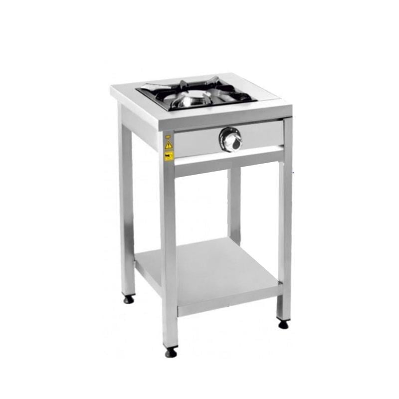 İnoxmaster Tekli Taban Raflı Ocak Gazlı ve Lpg Li 50x50x85 Cm İMR-TBOG-5050