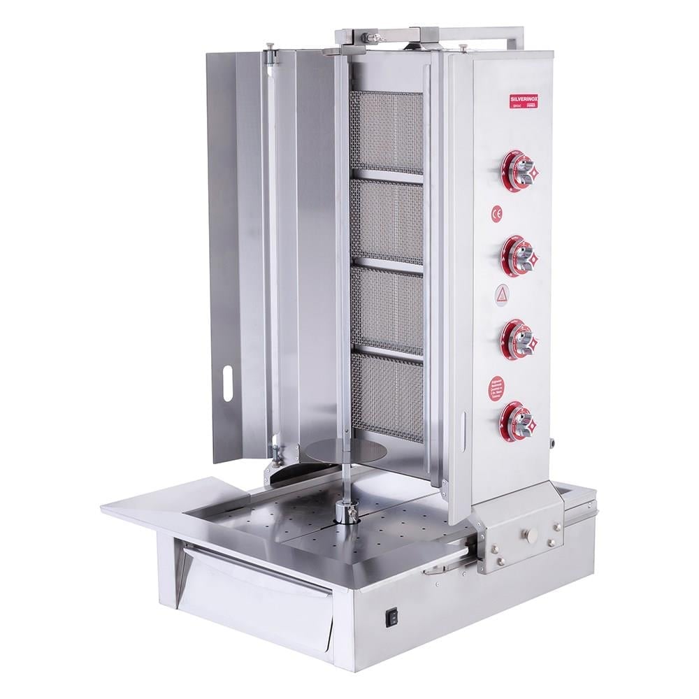 Işıkgaz Silver Doğalgazlı 4 Radyanlı Alttan Motorlu Döner Ocağı