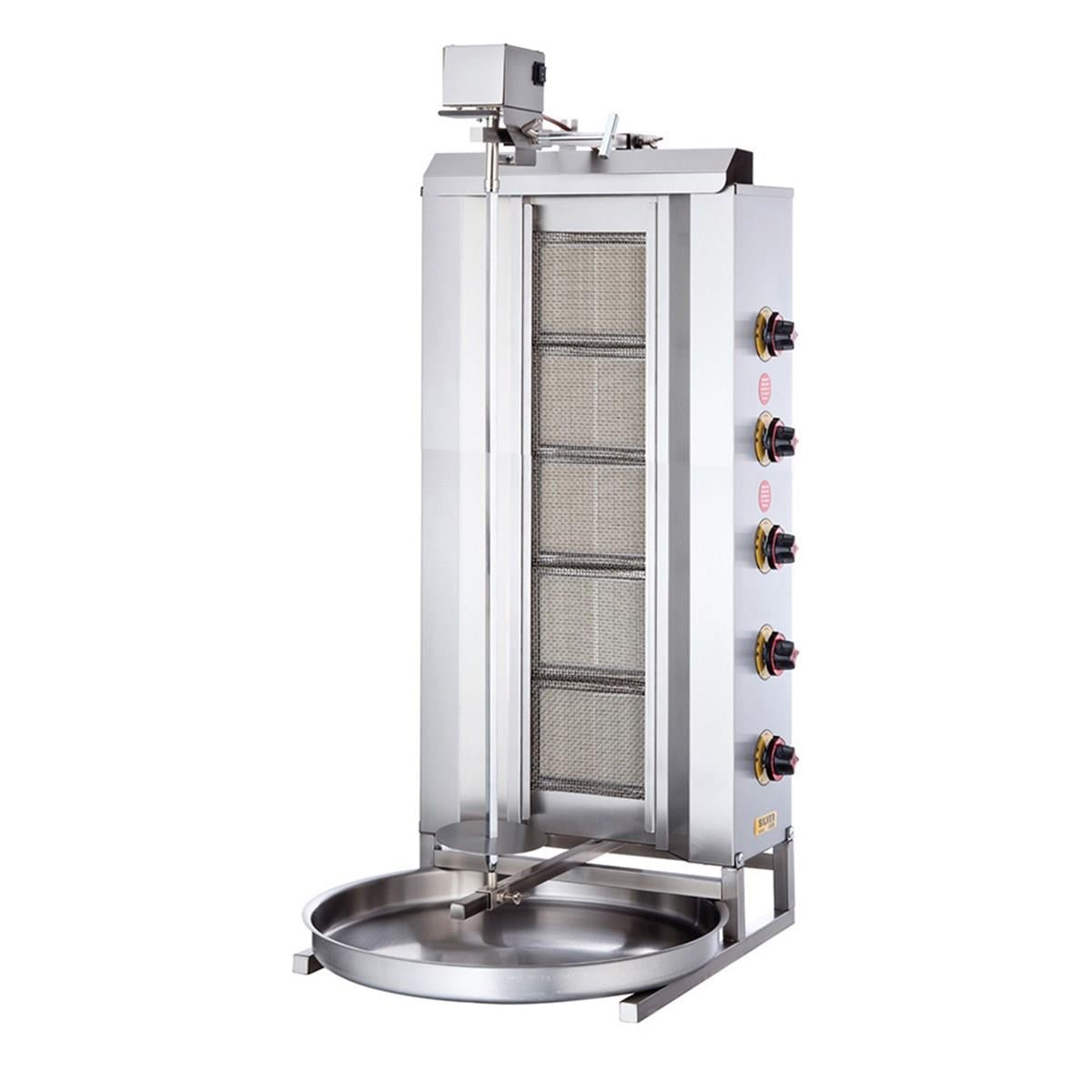 Işıkgaz Silver Doğalgazlı 5 Radyanlı Üstten Motorlu Döner Ocağı