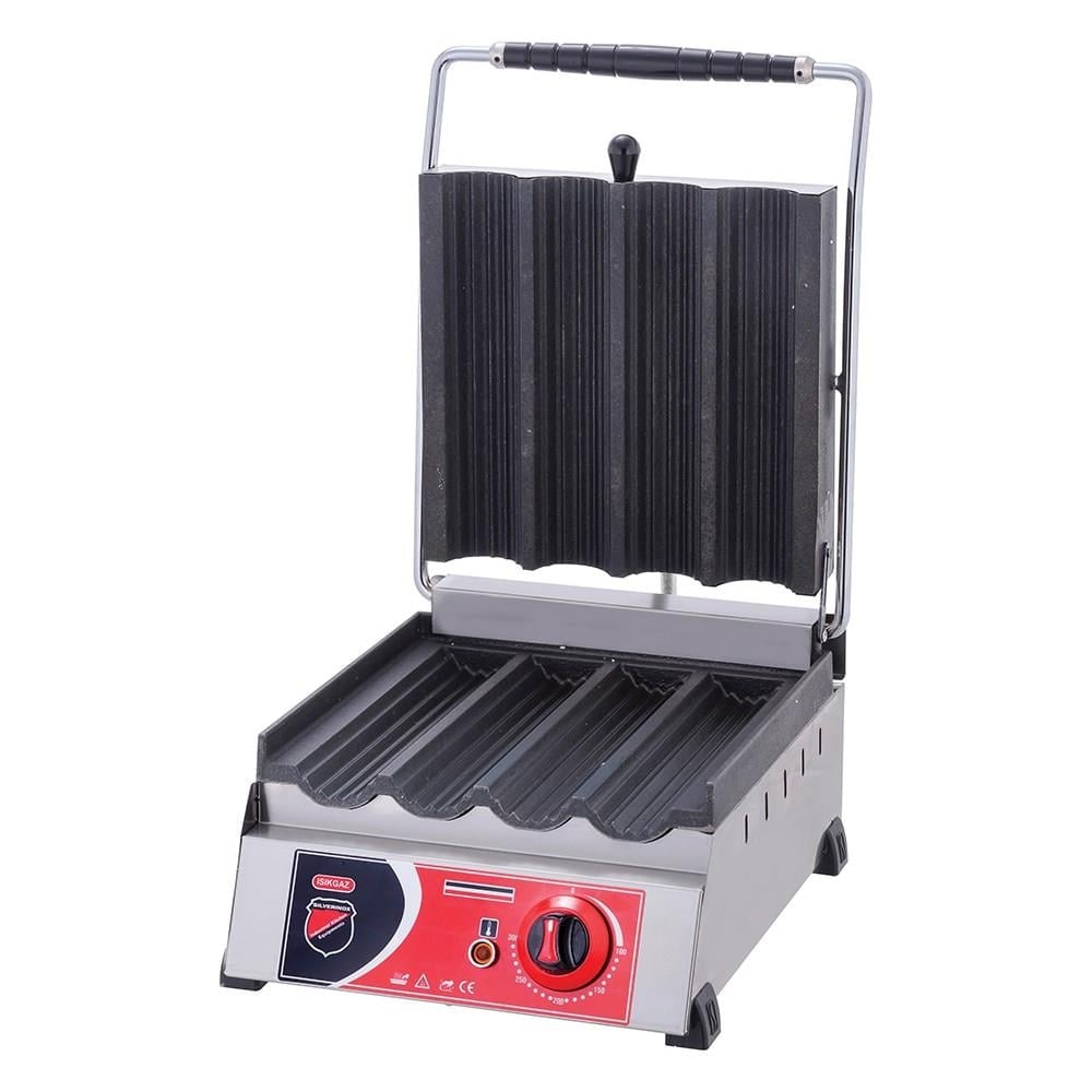 Işıkgaz Silver Elektrikli Döküm 4 Lü Dürüm Tost Makinesi
