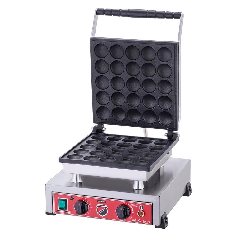 Işıkgaz Silver Elektrikli Tekli Yuvarlak Bubble Waffle Makinesi