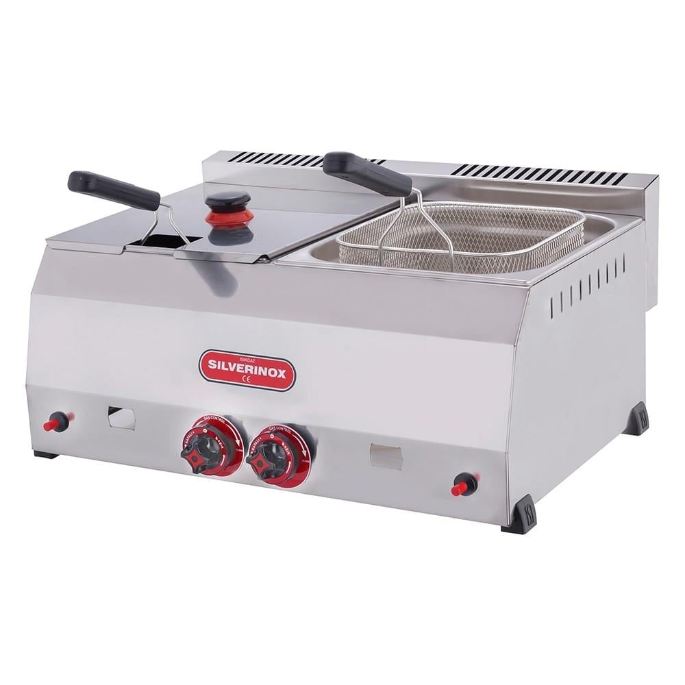 Işıkgaz Silver Endüstriyel Çiftli 8+8 Litre Tüplü Fritöz