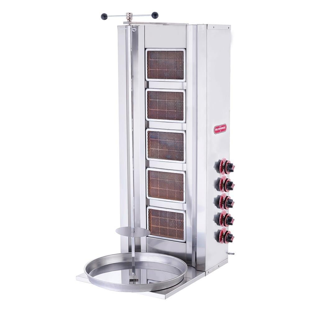 Işıkgaz Silver Endüstriyel Doğalgazlı 5 Radyanlı Döner Ocağı Makinesi