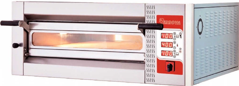 Kalitegaz Elektrikli Pizza Fırını 6x35 cm Pizza Kapasiteli Tek Katlı Dijital E6351W Rinnova