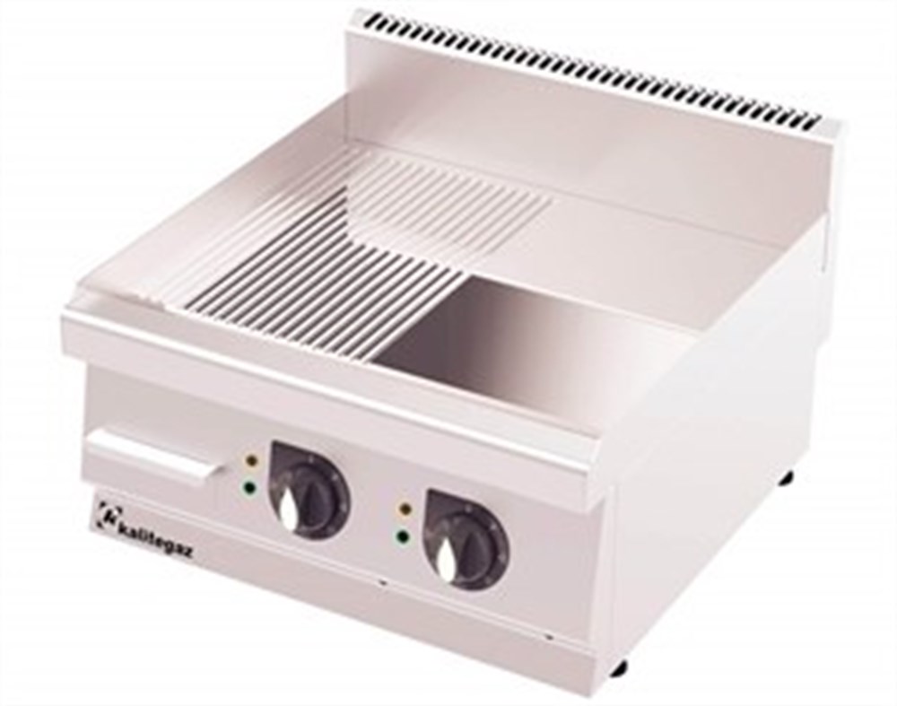 Kalitegaz Elektrikli Pleyt Izgara Yarı Oluklu 90x70x29 cm GS9070E Rinnova