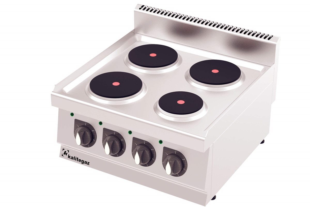 Kalitegaz 4 Plateli Elektrikli Set Üstü Ocak 60x60x29 Cm C6060E Rinnova