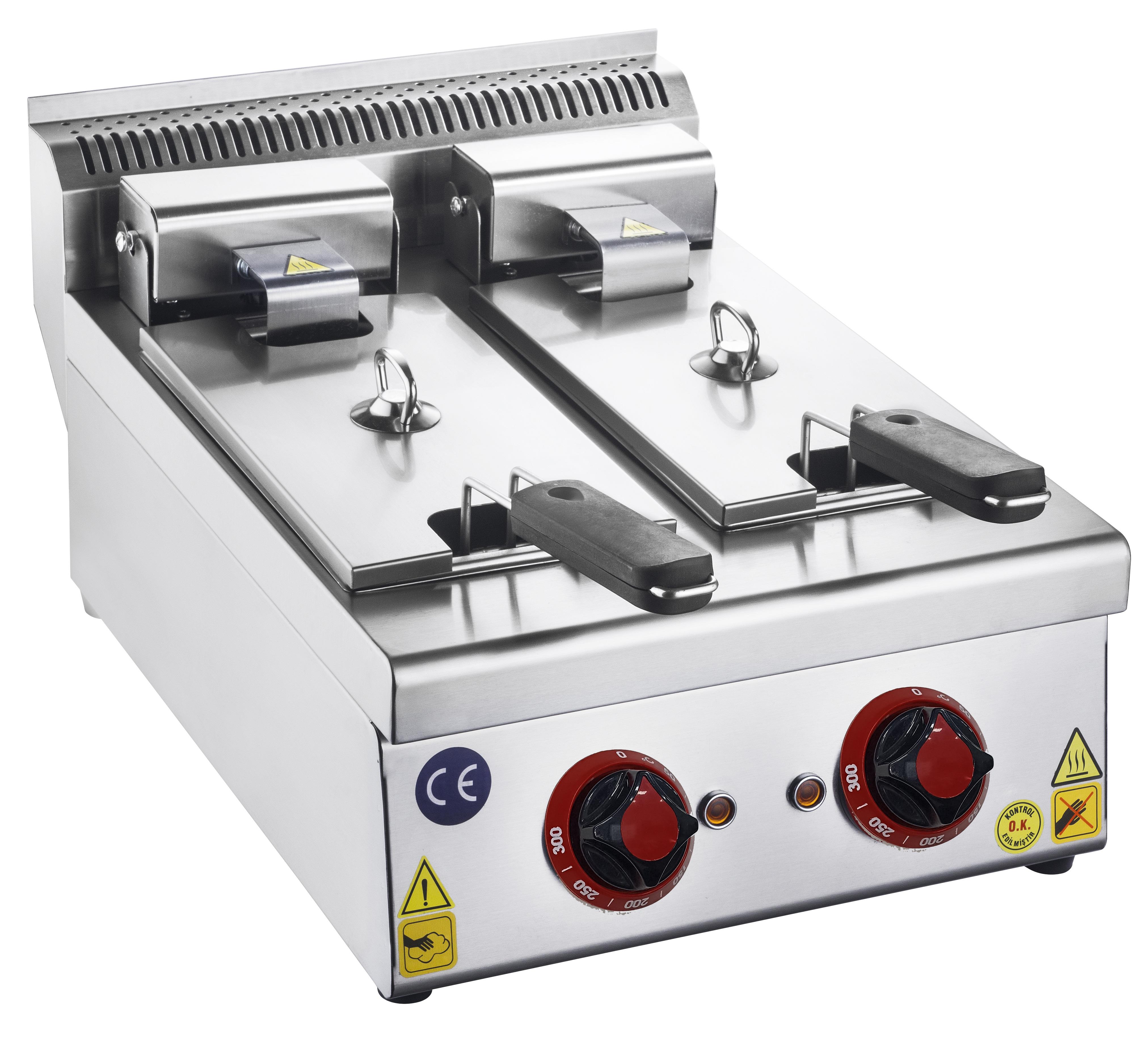 CSA Elektrikli Fritöz 5+5 Litre 60x57x29 cm KRCS.SFE.55