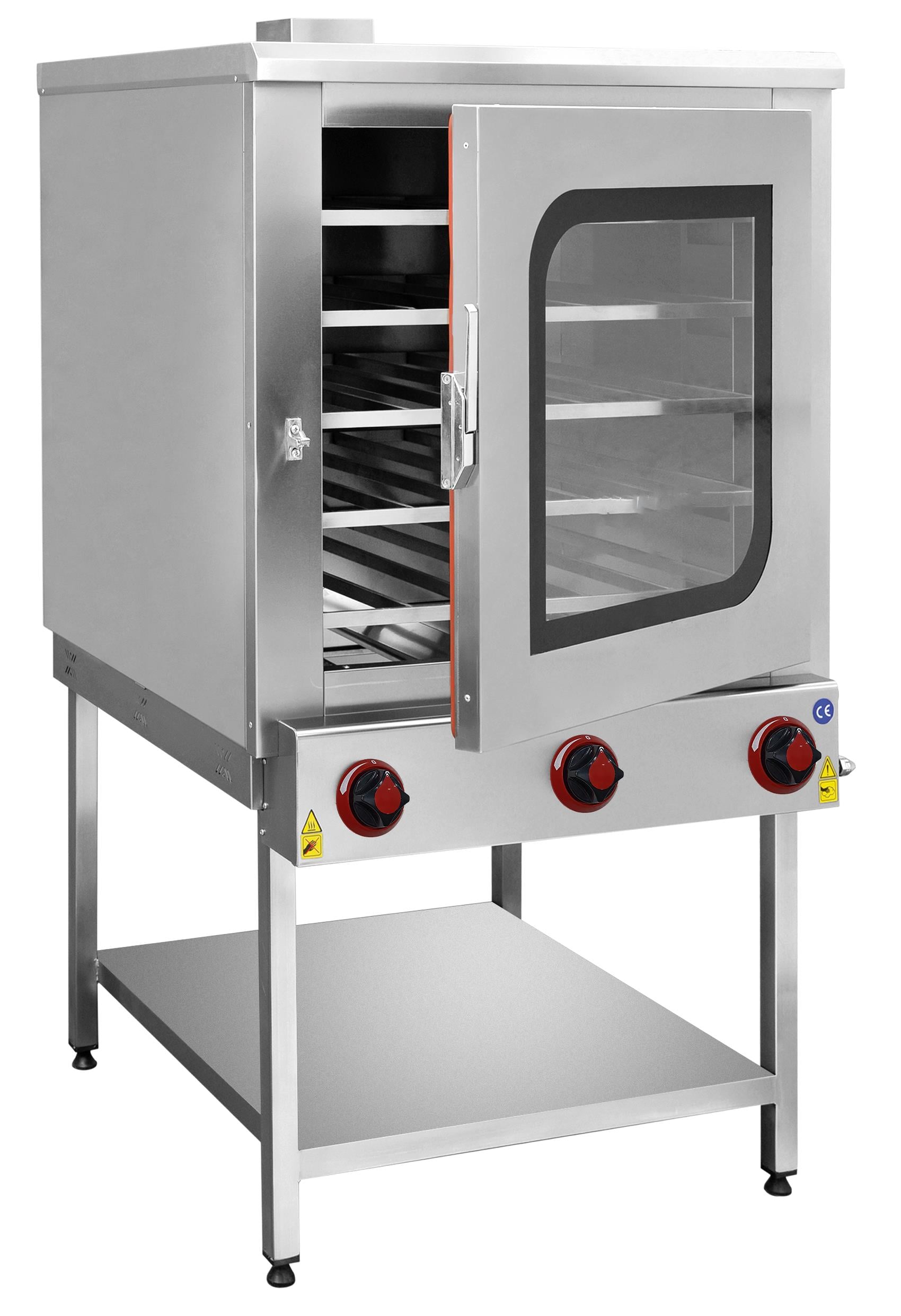 CSA Gazlı Pasta Börek Fırını 5 Sıralı Ce Belgeli 75x75x160 cm KRCS.SPBFG.7575.CE