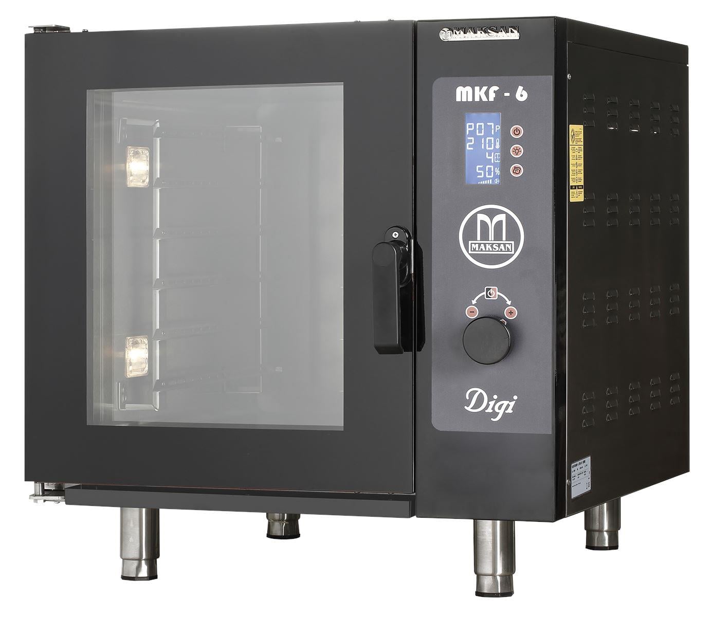 Maksan 6 Tepsili Konveksiyonlu Patisserie Fırın Dijital Elektrikli MKF-6 DIGI