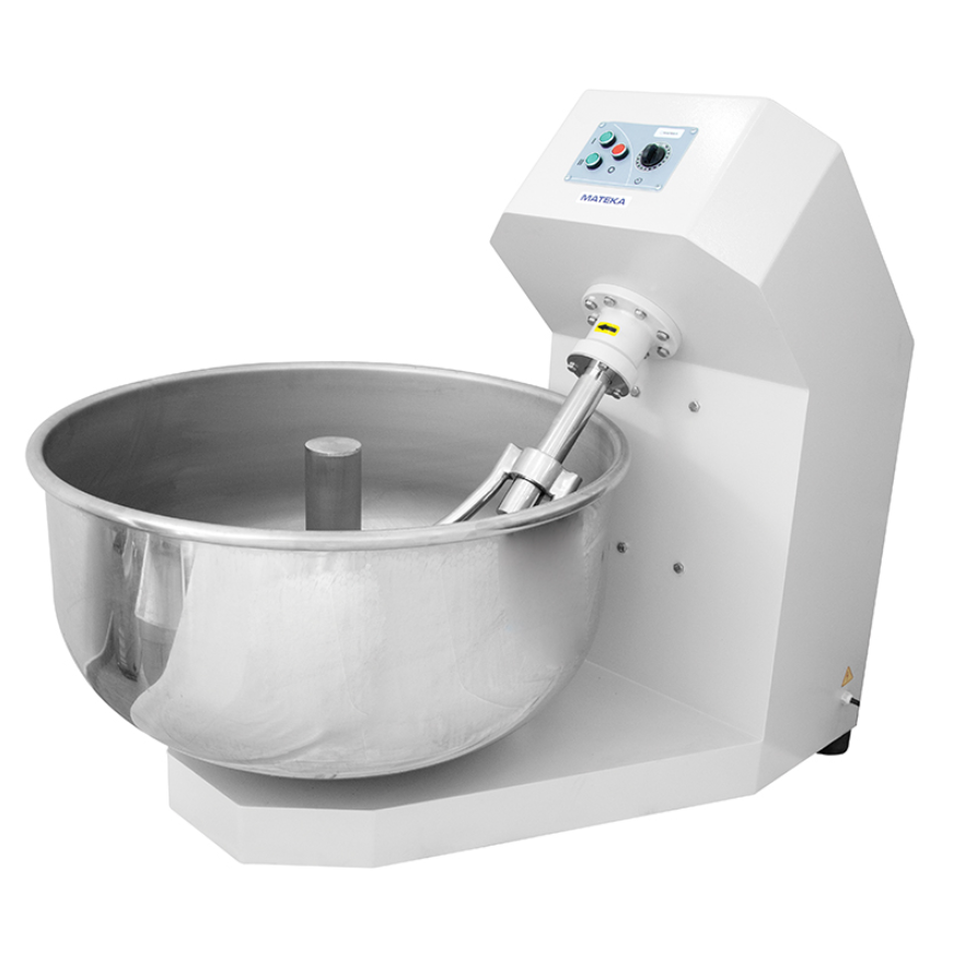 Mateka 200 kg Kapaklı Trifaze Çatallı Hamur Yoğurma Makinesi 400V HYM-1000KT