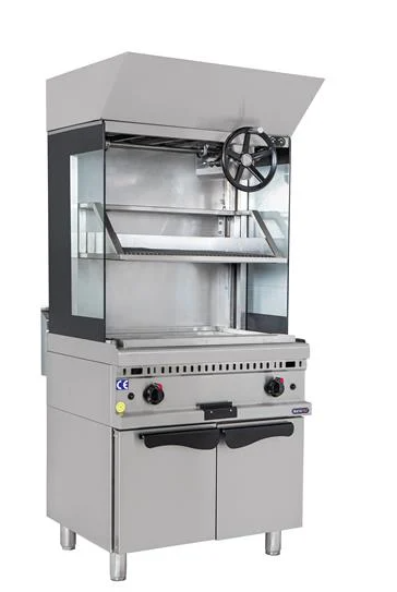 Mayapaz Kömürlü Izgara Asansörlü ,Alt Dolaplı 700 Seri M-DKIG-AS 1270