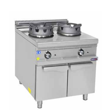 Mayapaz Üçlü Wok Ocak Gazlı Alt Dolaplı 120x90x85 cm M-DWOG 1290