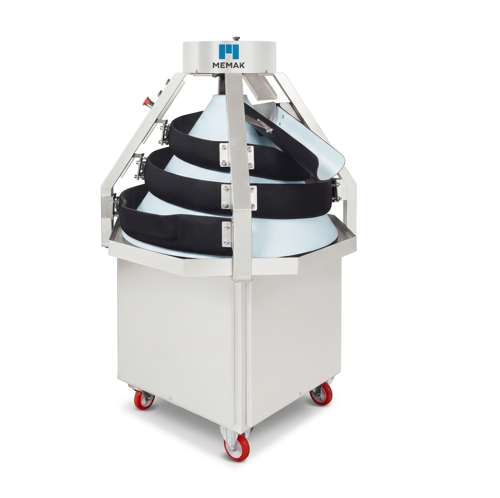 Memak Full Teflonlu Konik Yuvarlama Makinesi 100-600 Grm CR240-T