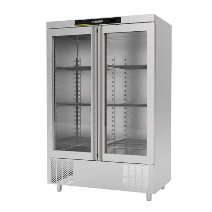 Ndustrio Dik Tip Gastronorm Buzdolabı - 2 Tam Cam Kapılı CPG-202-GD