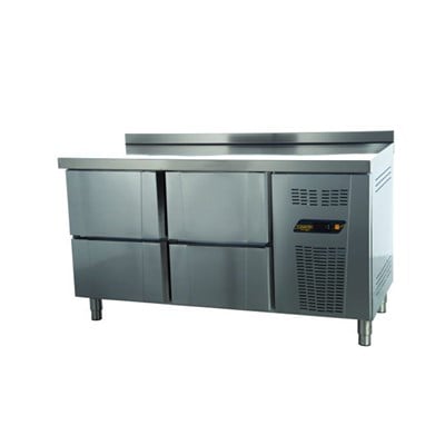 Ndustrio Tezgah Tipi Buzdolabı Gastronorm Seri 4 Çekmeceli TPG-72-4D