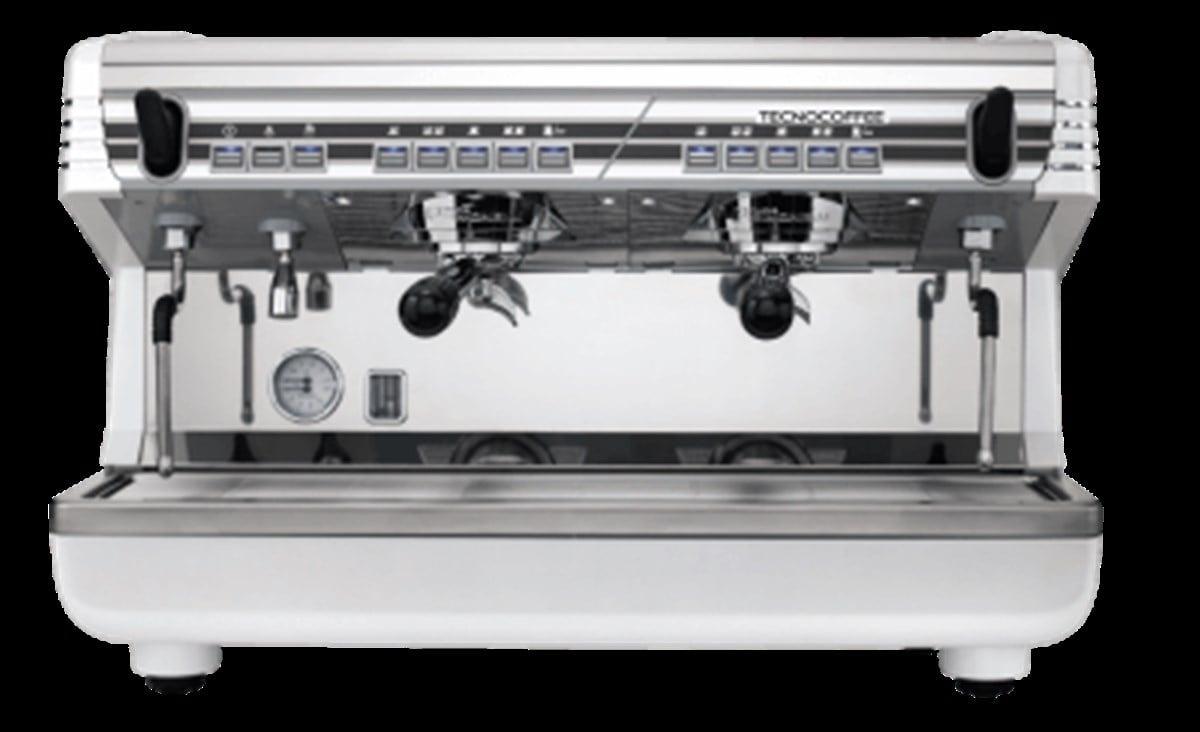 Nuova Simonelli 2 Gruplu Full Otomatik Espresso Makinesi Yüksek Kaşık By Tecnocoffee Appia II, Vol.