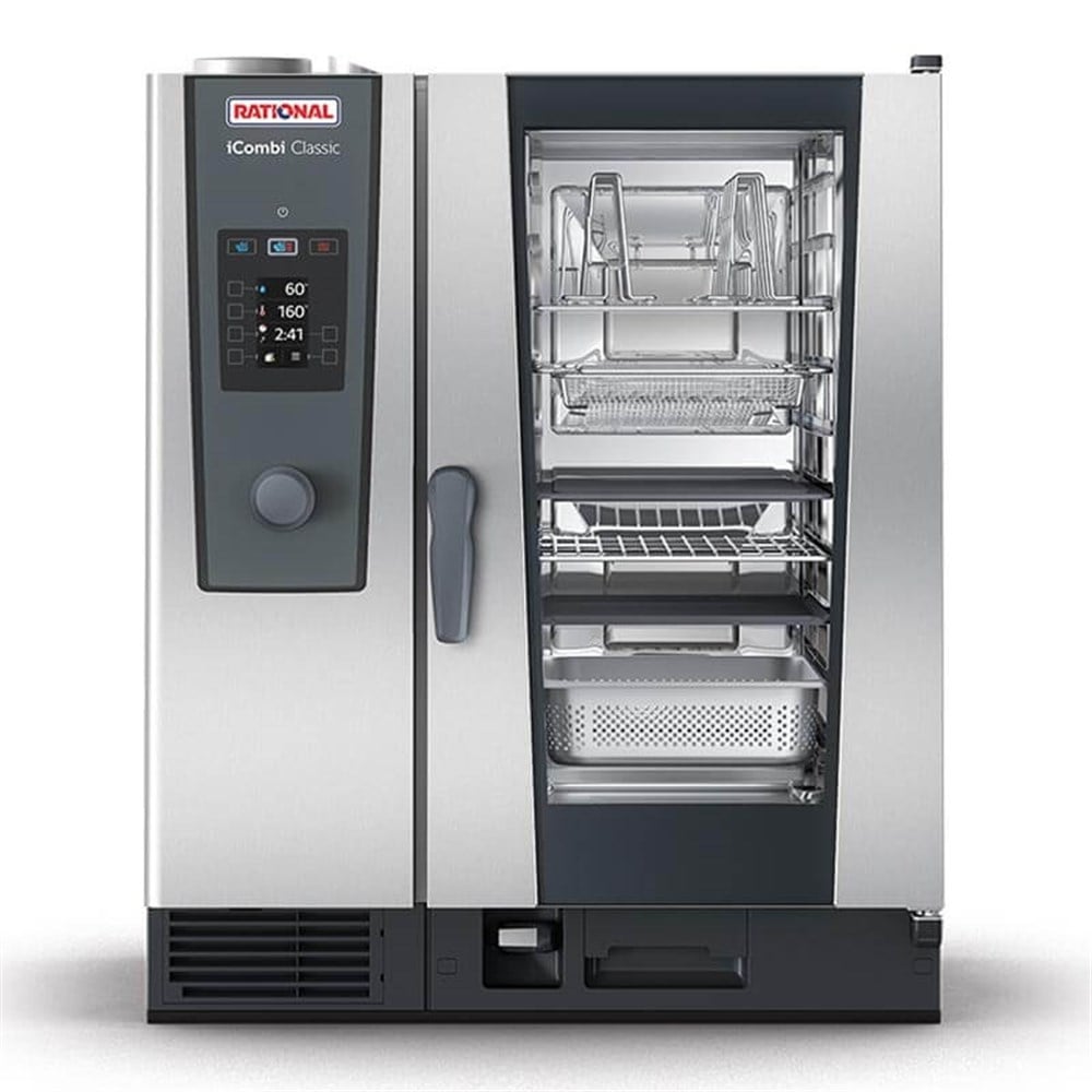 Rational 10 Tepsili Buhar Konveksiyonlu Elektrikli Fırın 10x1/1 iCombi Classic ICC101E