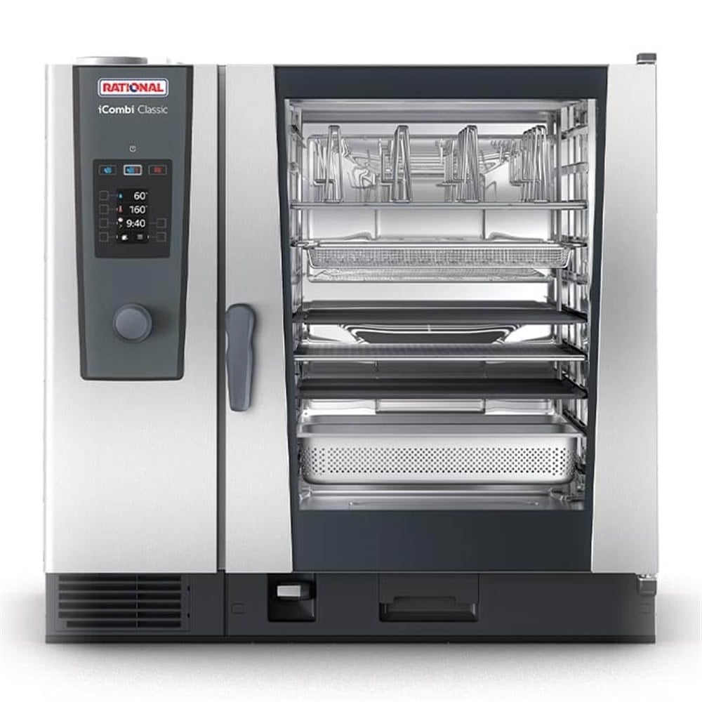 Rational 10 Tepsili Buhar Konveksiyonlu Elektrikli Fırın 10x2/1 iCombi Classic ICC102E