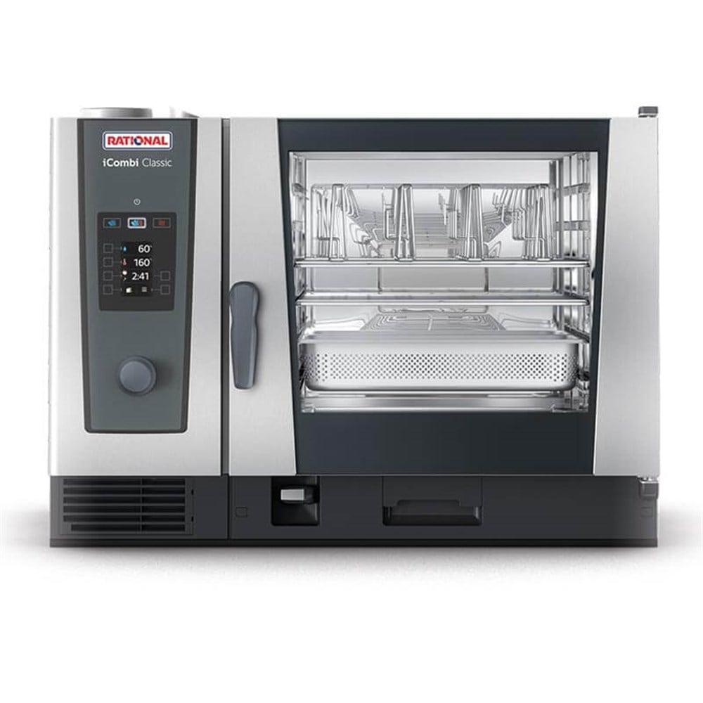 Rational 6 Tepsili Buhar Konveksiyonlu Gazlı Fırın 6x2/1 iCombi Classic ICC62G