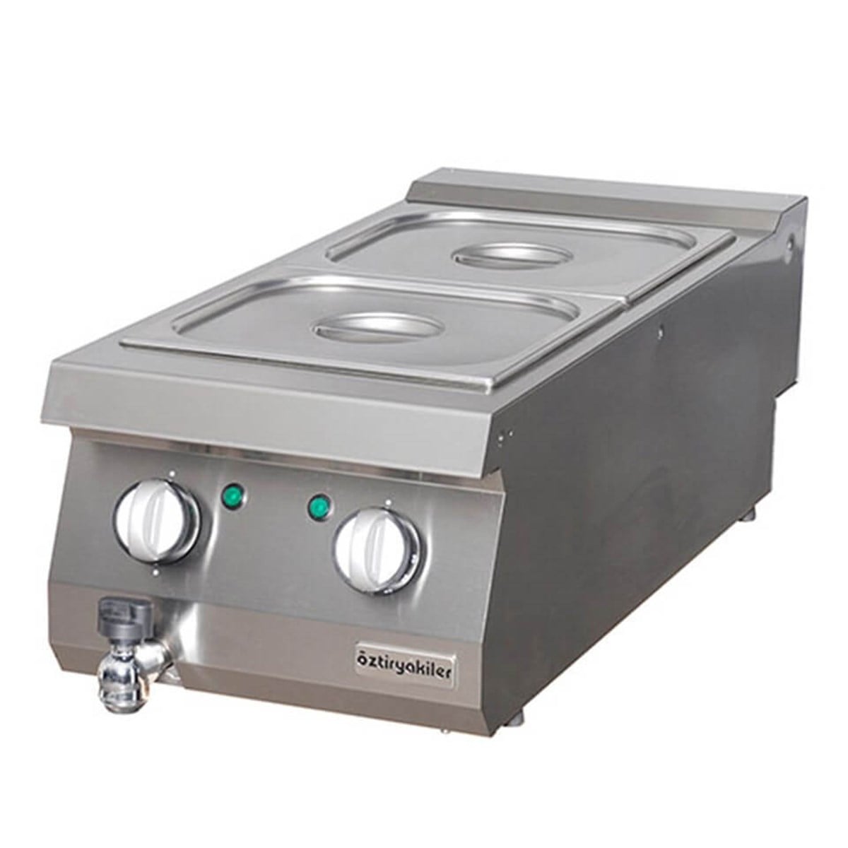 Öztiryakiler Set Üstü Benmari Elektrikli 40x90x30 GN Kaplar Hariç 900 Seri 7854.N1.40903.11