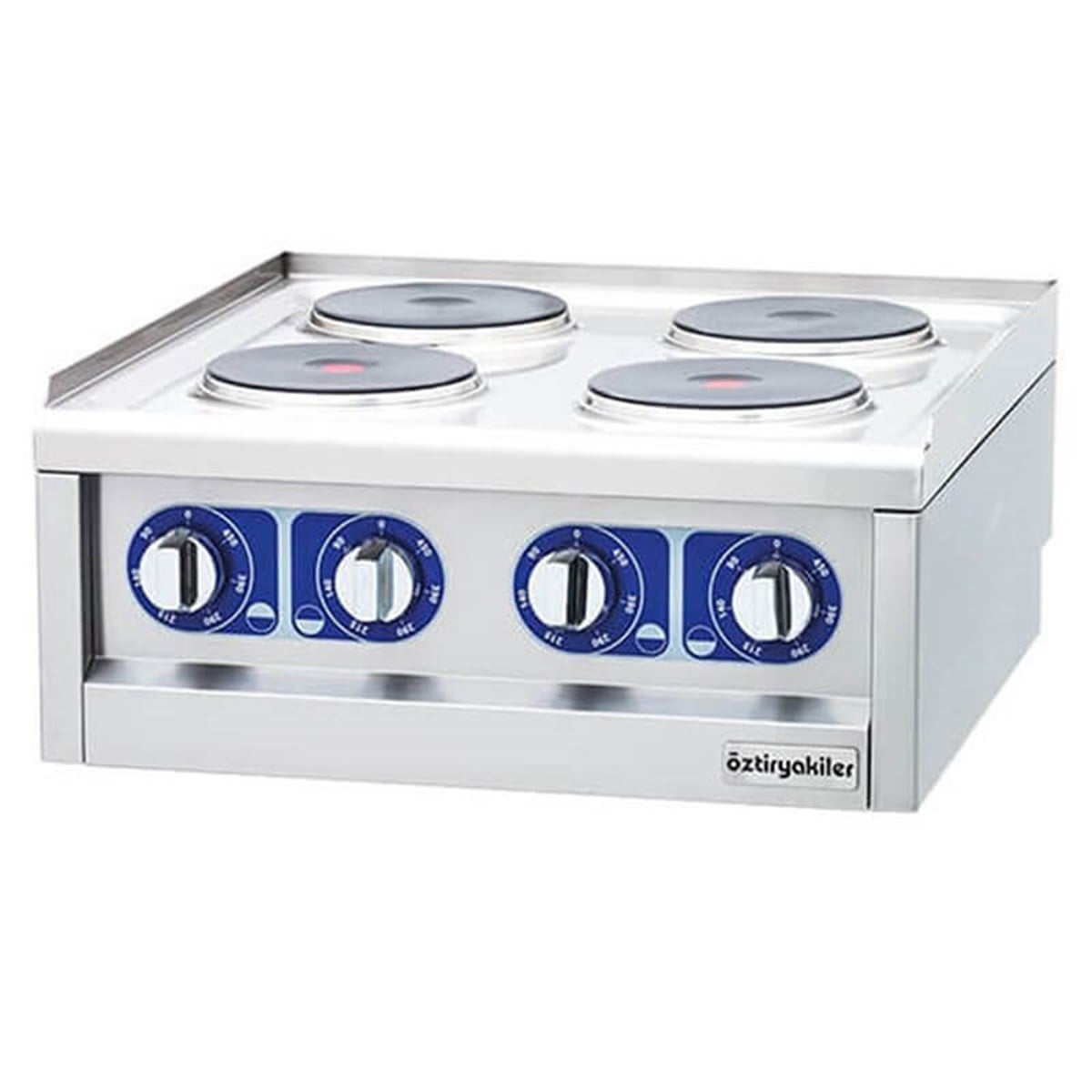Öztiryakiler Set Üstü Dörtlü Ocak Elektrikli 60x60x26 600 Seri 7865.N1.60603.14