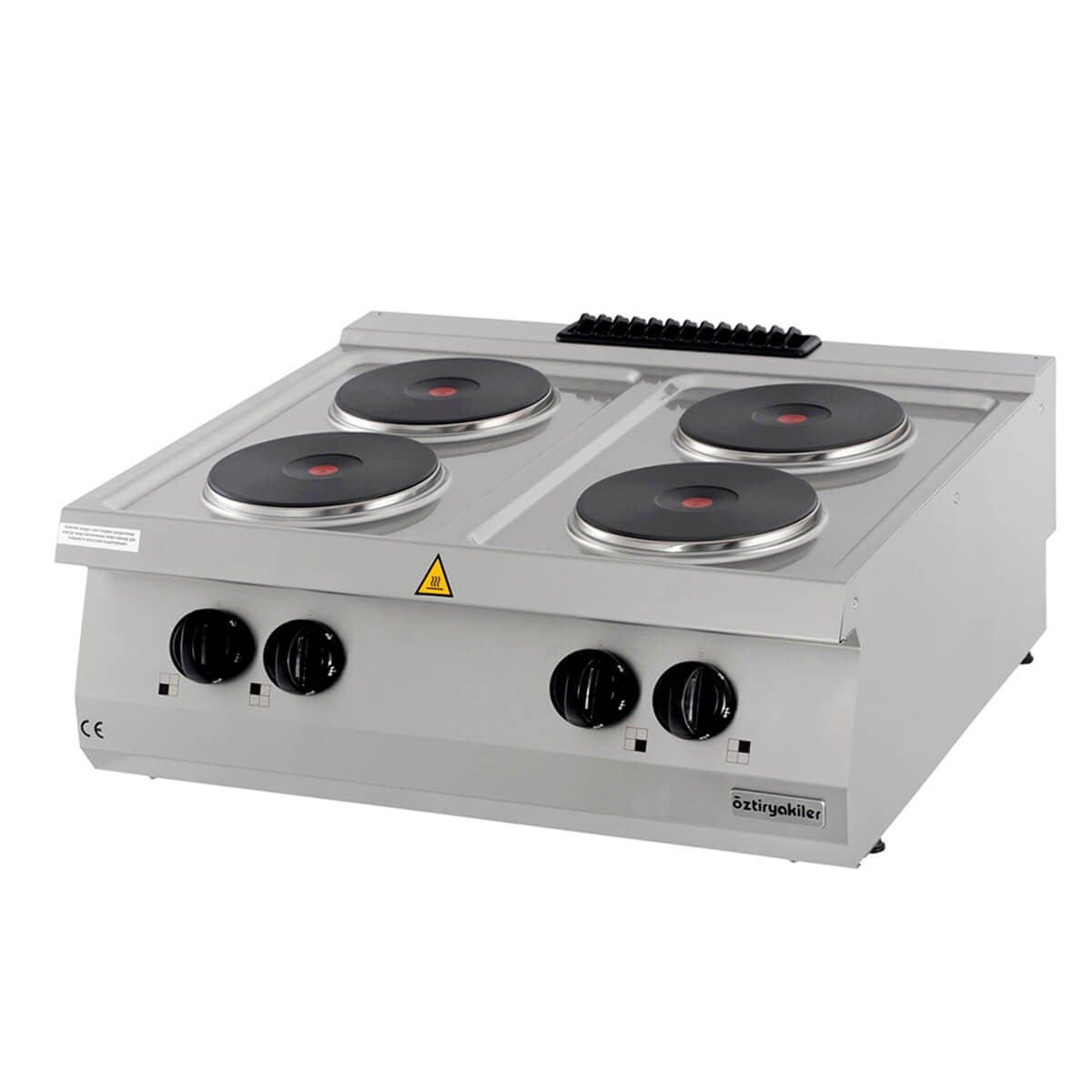 Öztiryakiler Set Üstü Dörtlü Ocak Elektrikli 80x70x30 700 Seri 7865.N1.80703.14