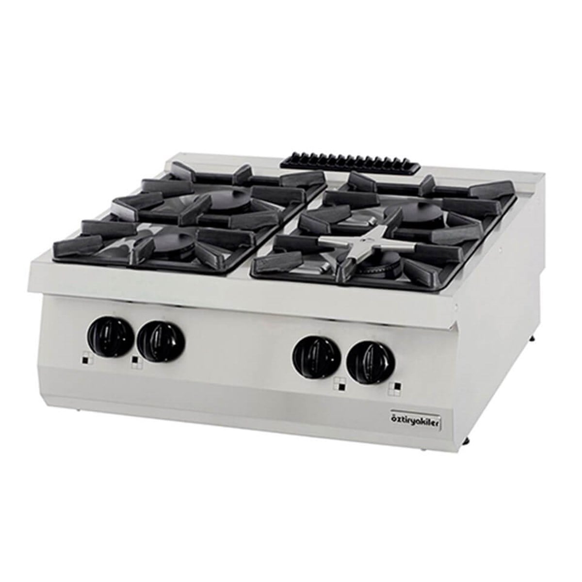Öztiryakiler Set Üstü Dörtlü Ocak Gazlı 80x70x30 700 Seri (L) 7865.N1.80703.35L