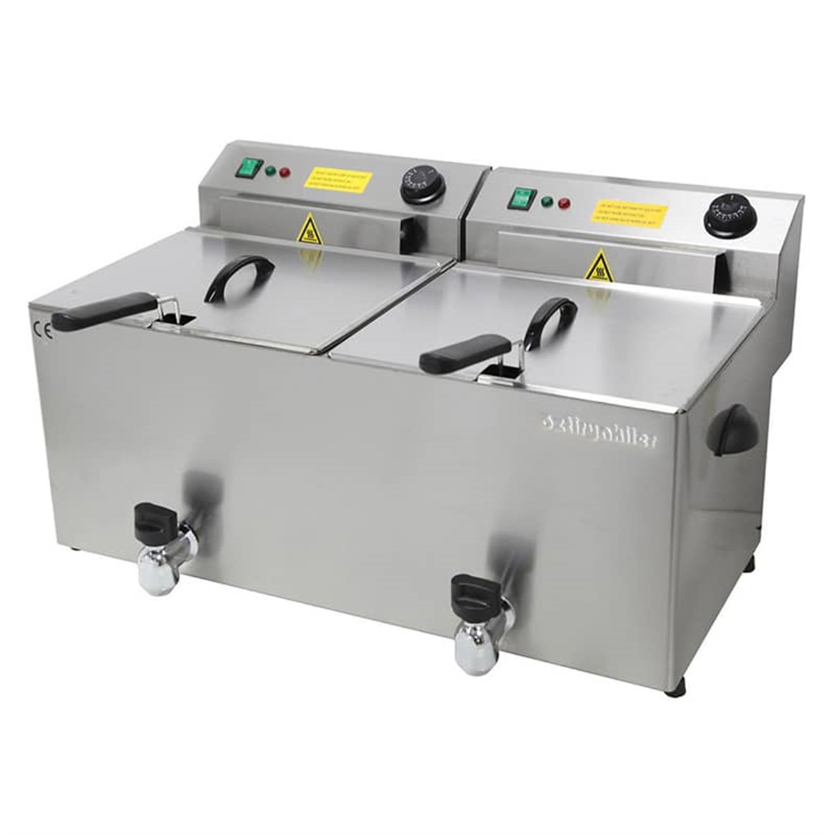 Öztiryakiler Trifaze Elektrikli Fritöz 10+10 Lt 7856.EF10D.S0