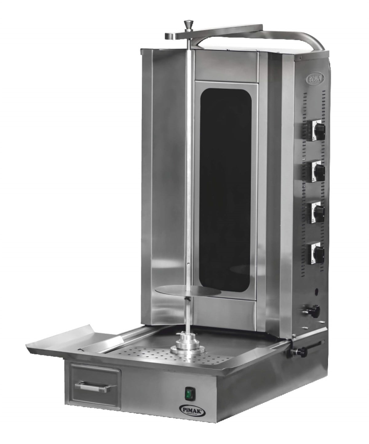 Pimak 4 lü Alttan Motorlu Elektrikli Döner Ocağı 50x71x115 cm M077-4E