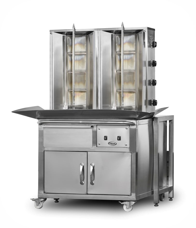 Pimak Arabalı Döner Makinesi 120 Kg DO2/M077-X5+5