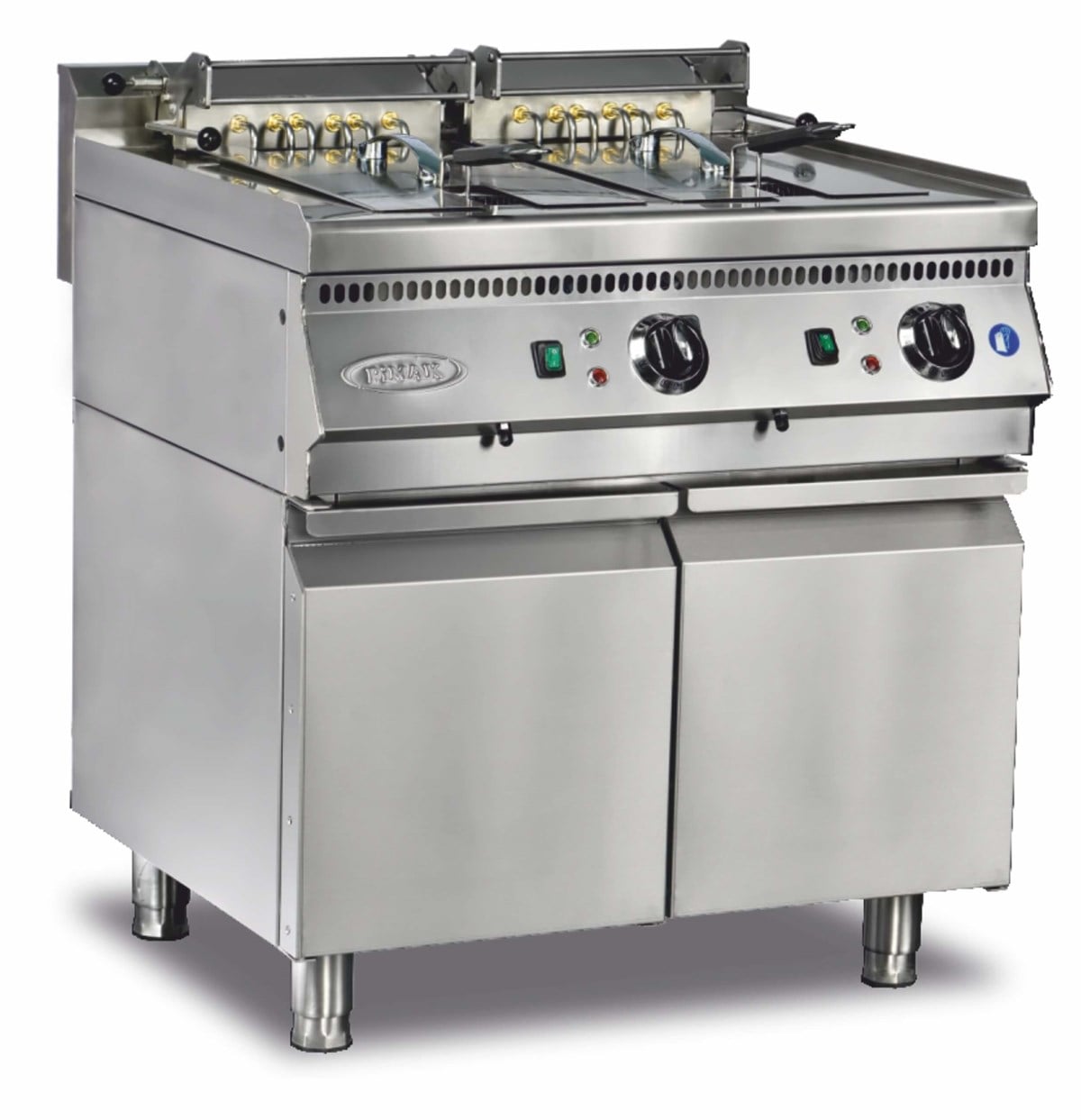 Pimak Gazlı Fritöz 12+12 Litre 80x70x85 70SD-M073-1
