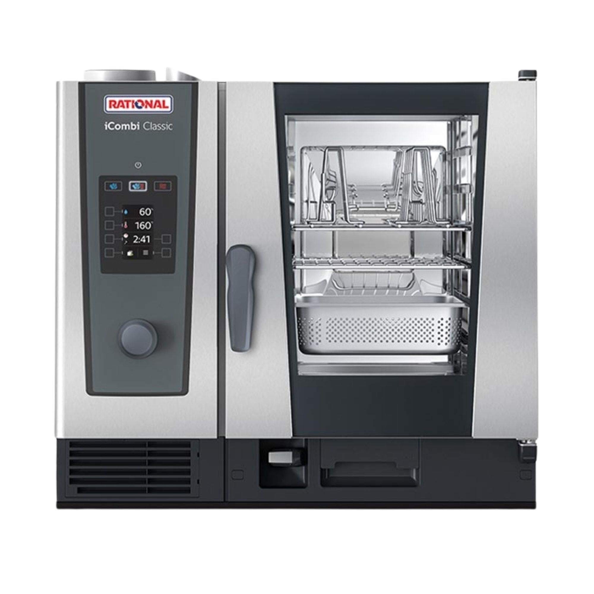Rational 6 Tepsili Buhar Konveksiyonlu Elektrikli Fırın 6x1/1 iCombi Classic ICC61E