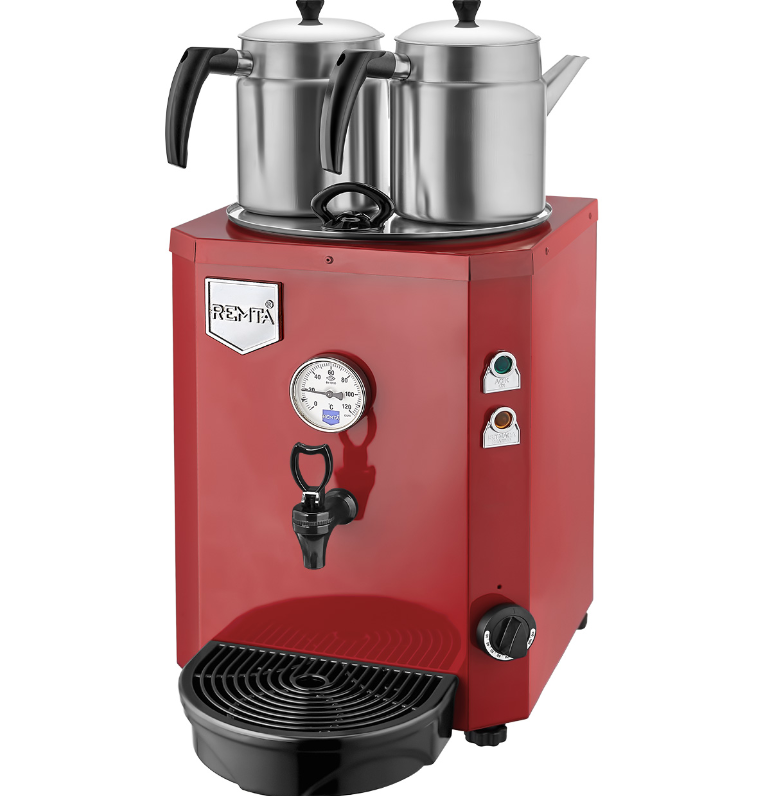 Remta 2 Demlikli Jumbo Çay Makinesi 15 Litre DE12