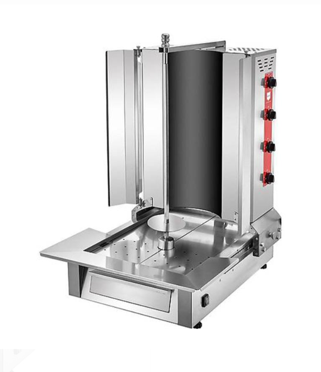 REMTA 4’lü Oval Camlı Elektronik Alttan Motorlu Döner Ocağı MA05