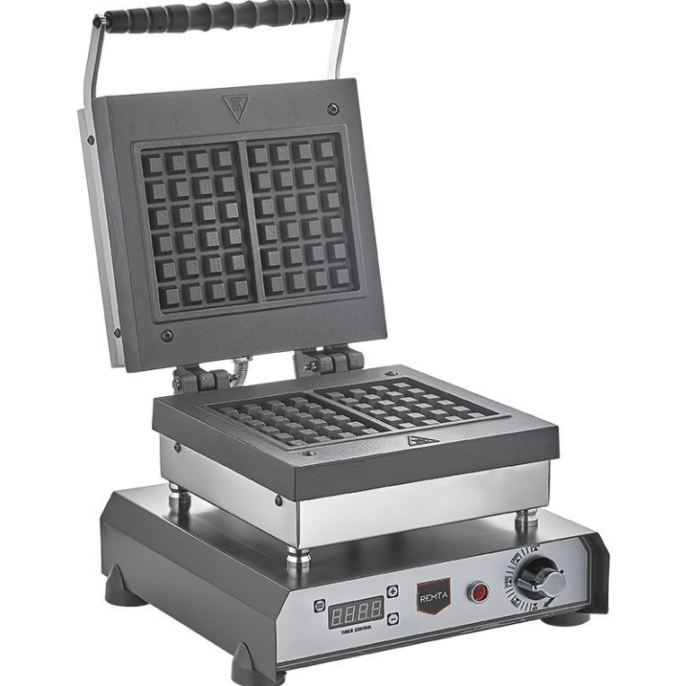 Remta Çiçek Model Değiştirlebilir Waffle Makinesi 16 cm Çaplı W34C