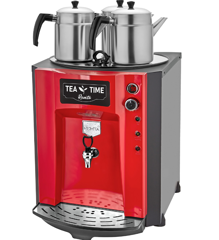 Remta Premium Şamandıralı 3 Demlikli Jumbo Çay Makinesi DE10SP