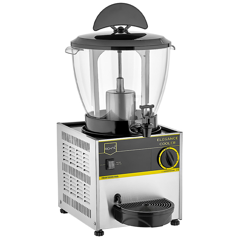 Remta ST15 Elegance Şerbet ve Ayran Soğutma Makinesi, Karıştırıcılı, 16 Litre Kapasiteli, Silver