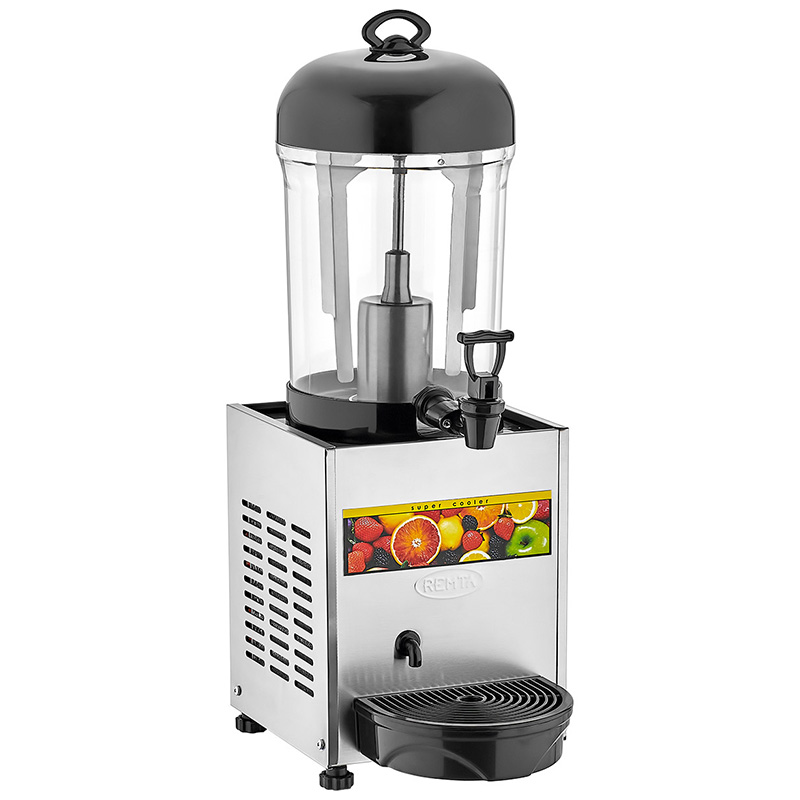 Remta ST18 Mini Şerbet ve Ayran Soğutma Makinesi, Karıştırıcılı, 7 Litre Kapasiteli, Silver