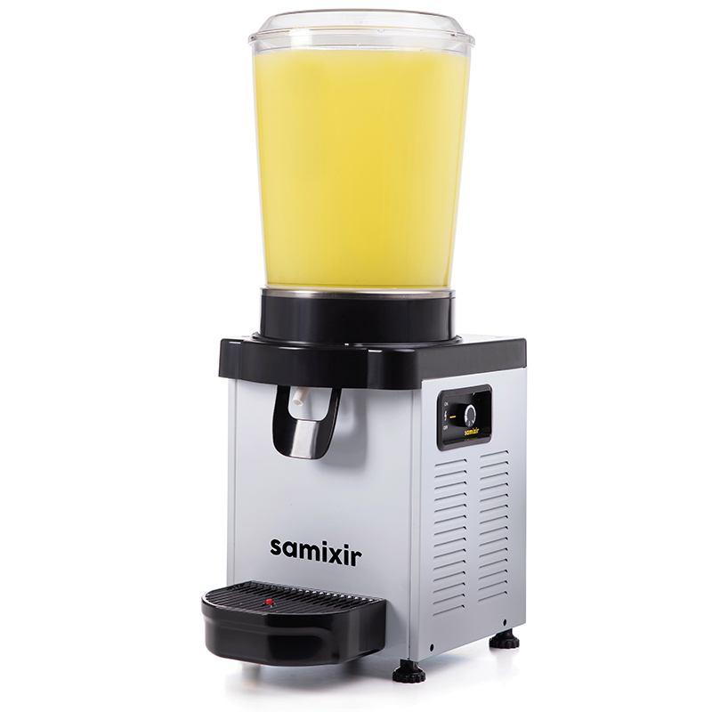 Samixir M10 Panoramik Soğuk İçecek Dispenseri, 10 Lt, Karıştırıcılı, Inox