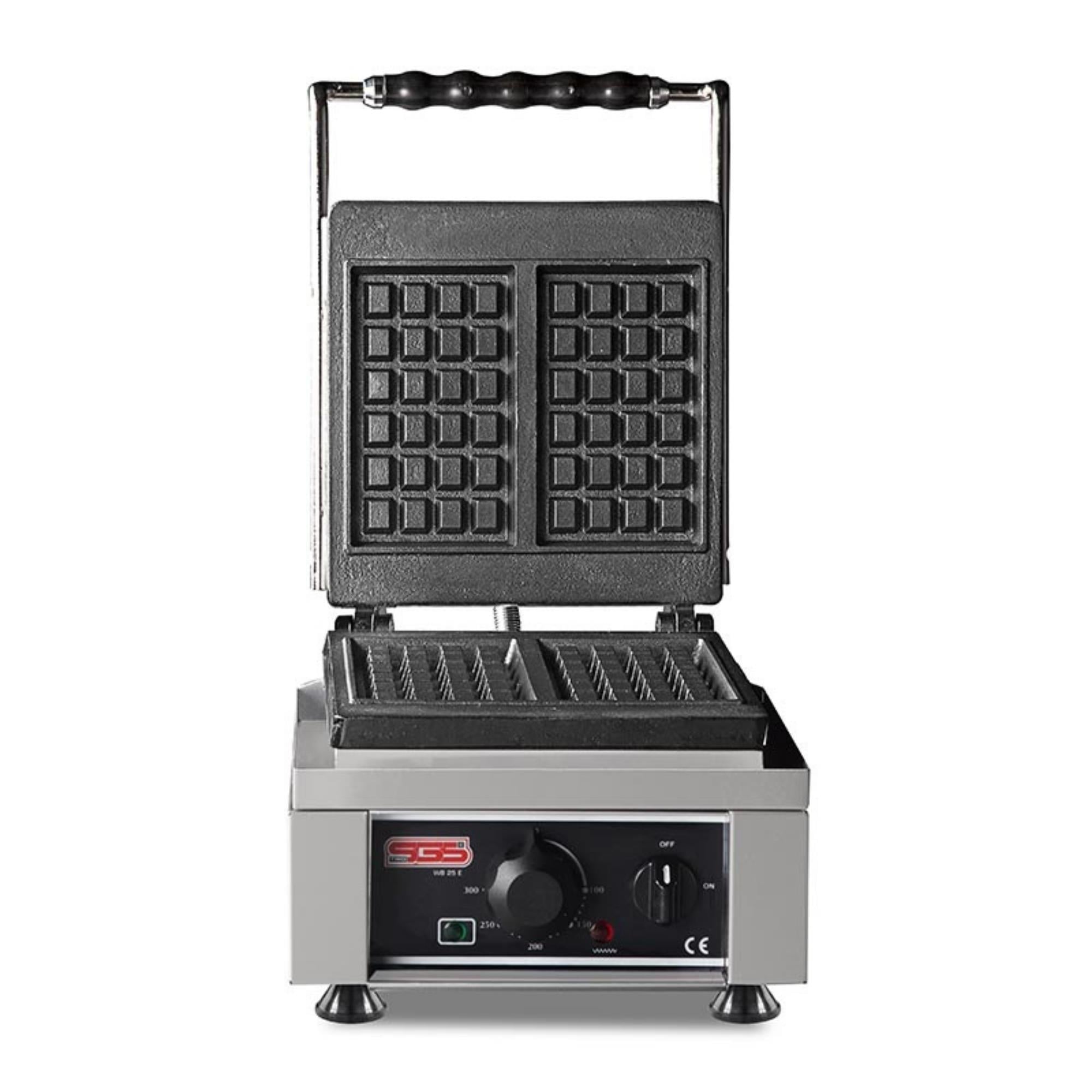 SGS Kare Model Tek Kapaklı Elektrikli Waffle Makinesi WK-25E