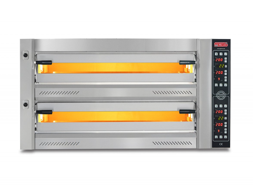 SGS Tava Kapasiteli Pizza Fırını Üstten Açılmalı Kapak PZ 10575 DE