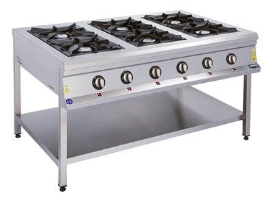 Görkem 6 Lı Taban Raflı Ocak Gazlı ve Lpg Li 150X100X85 cm 208