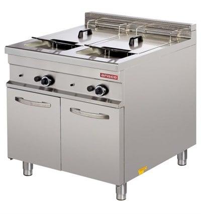Arisco Elektrikli Fritöz 2x24 Lt Tahliyeli Dolaplı Profesyonel Seri 85x90x90 EF922