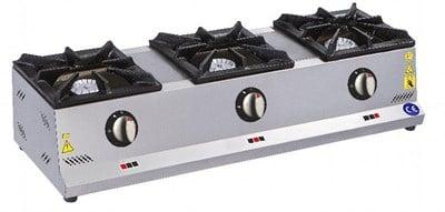 Görkem 3 Lü Ekonomik Set Üstü Ocak Gazlı ve Lpg Li 90x35x20 Cm 274