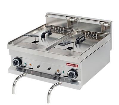 Arisco Elektrikli 2x8 Lt Tahliyeli Fritöz Profesyonel 600 lük Seri EF606