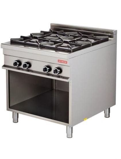 Arisco 4 Gözlü Gazlı Ocak Alt Açık Dolaplı Ce Belgeli 85x90x90 GR921