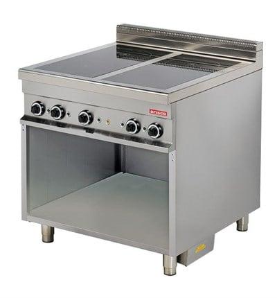 Arisco Elektrikli Kuzine 4 lü Isı Camlı Pleyt Fırınsız ER921C / Range / Electric