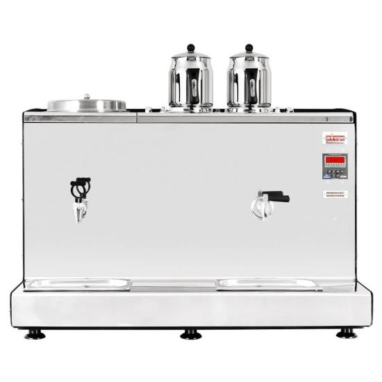 Ateşe Aspendos Smart Elektrikli 9 Litre İç Dem 2 Demlikli Çay Makinesi (STATIC ASE450)