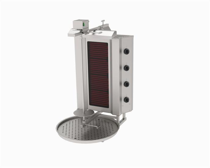 Atalay 4 Gözlü Döner Ocağı Elektrikli Üstten Motorlu ADE-4U